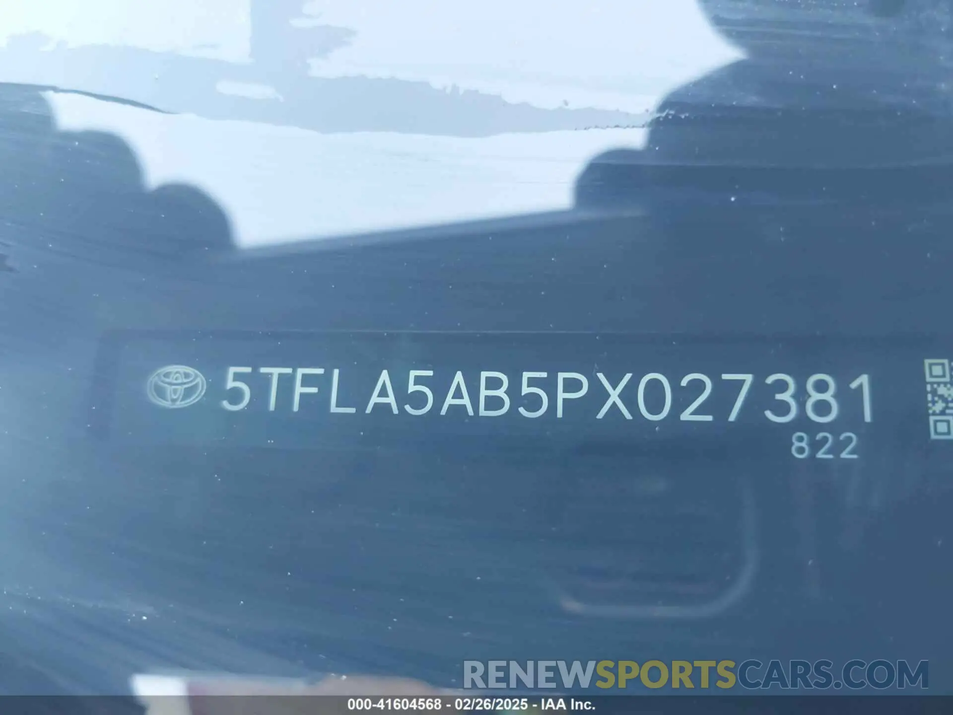 9 fotografías del automóvil dañado 5TFLA5AB5PX027381 TOYOTA TUNDRA 2023