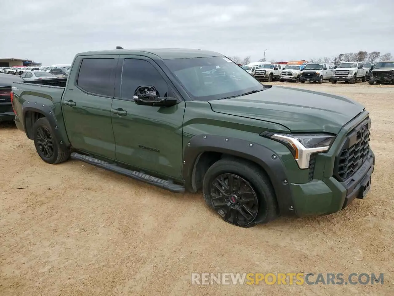 4 fotografías del automóvil dañado 5TFLA5AB6PX022058 TOYOTA TUNDRA 2023