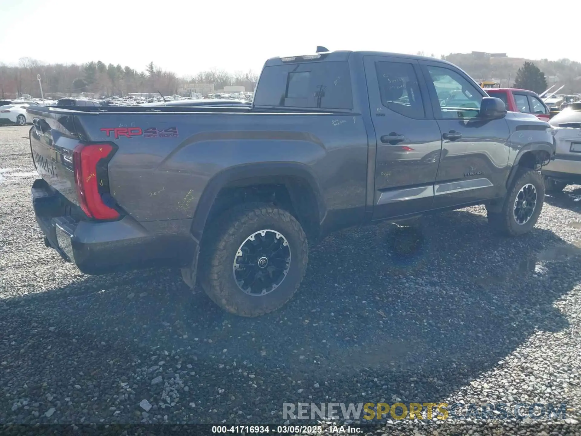 4 fotografías del automóvil dañado 5TFLA5DA6PX092386 TOYOTA TUNDRA 2023