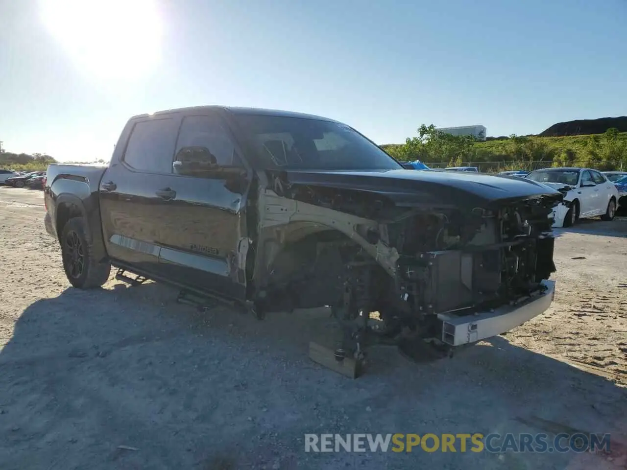 4 fotografías del automóvil dañado 5TFLA5DB3PX077630 TOYOTA TUNDRA 2023