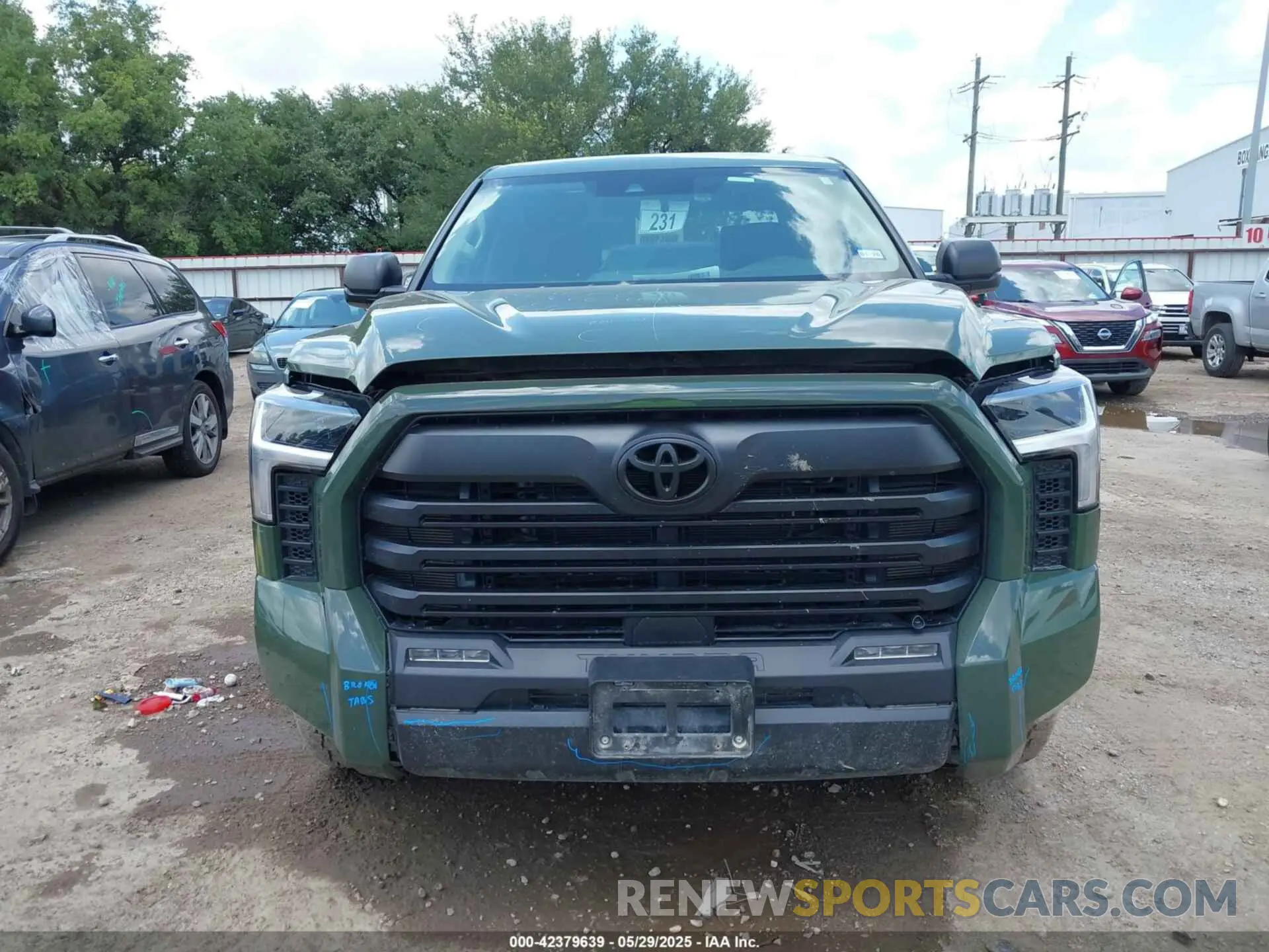 12 fotografías del automóvil dañado 5TFLA5DB4PX076826 TOYOTA TUNDRA 2023