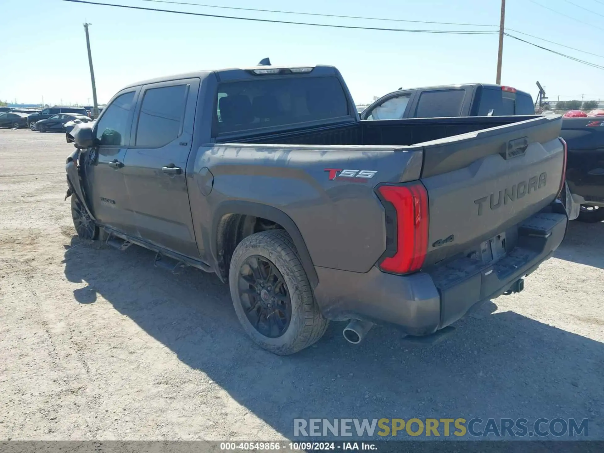3 fotografías del automóvil dañado 5TFLA5DB5PX072591 TOYOTA TUNDRA 2023
