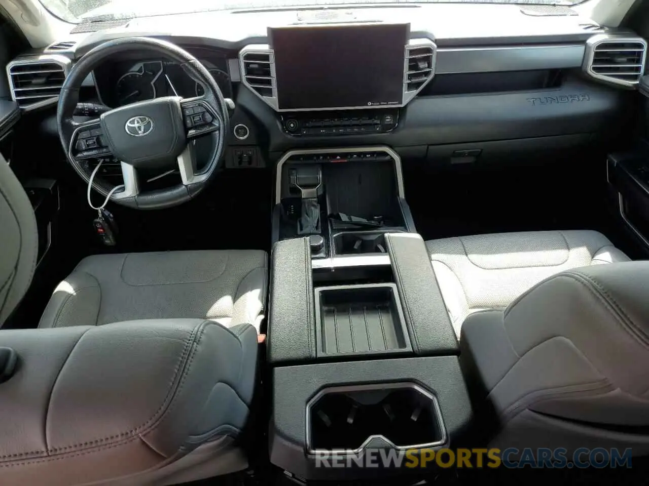 8 fotografías del automóvil dañado 5TFLA5DB7PX066324 TOYOTA TUNDRA 2023