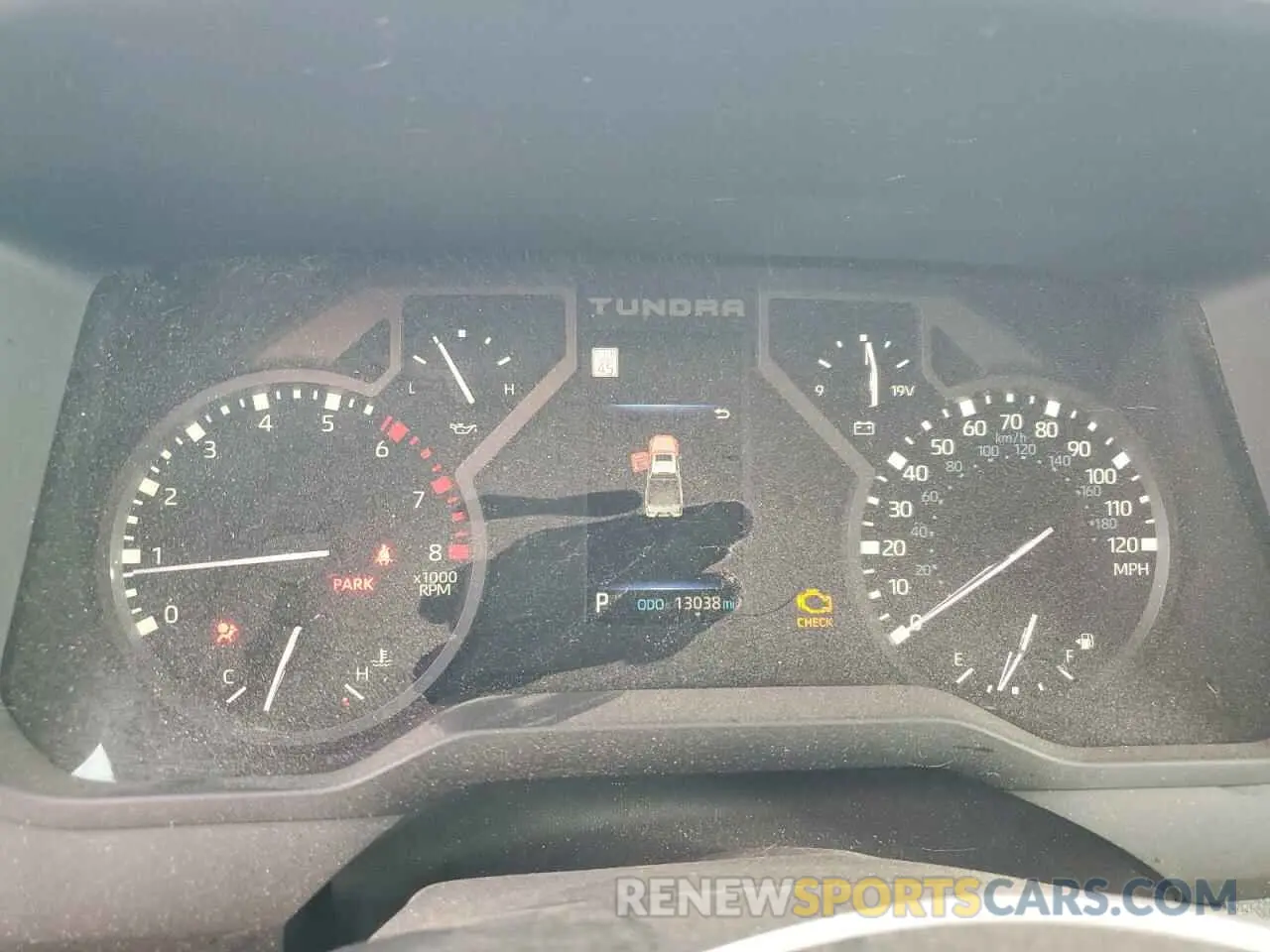 9 fotografías del automóvil dañado 5TFLA5DB7PX118969 TOYOTA TUNDRA 2023