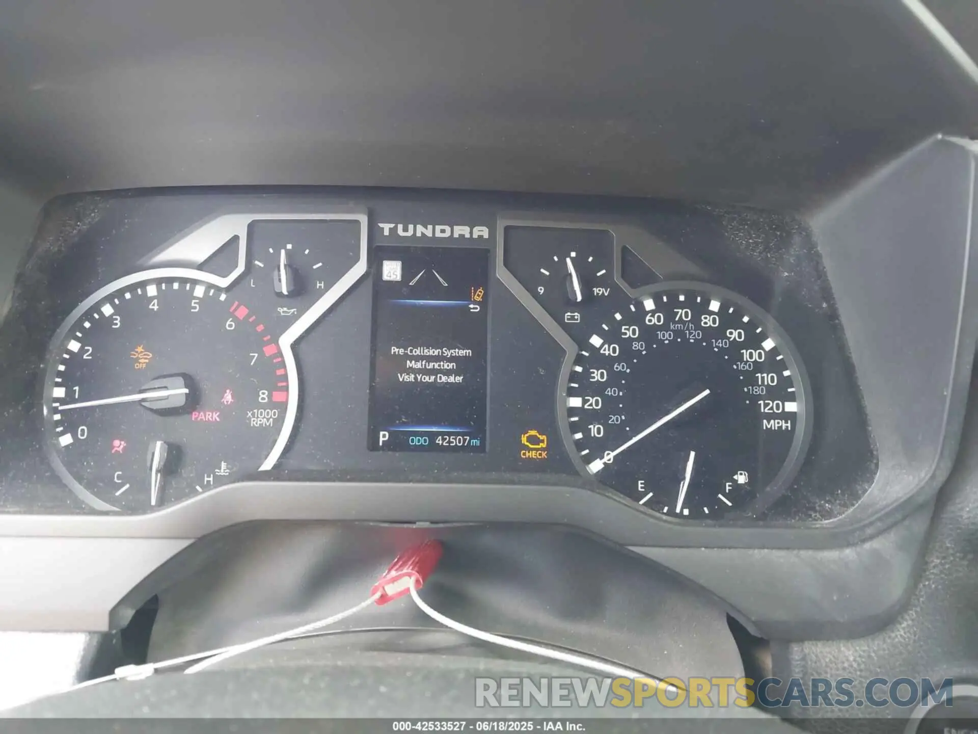 7 fotografías del automóvil dañado 5TFLA5DB8PX067014 TOYOTA TUNDRA 2023