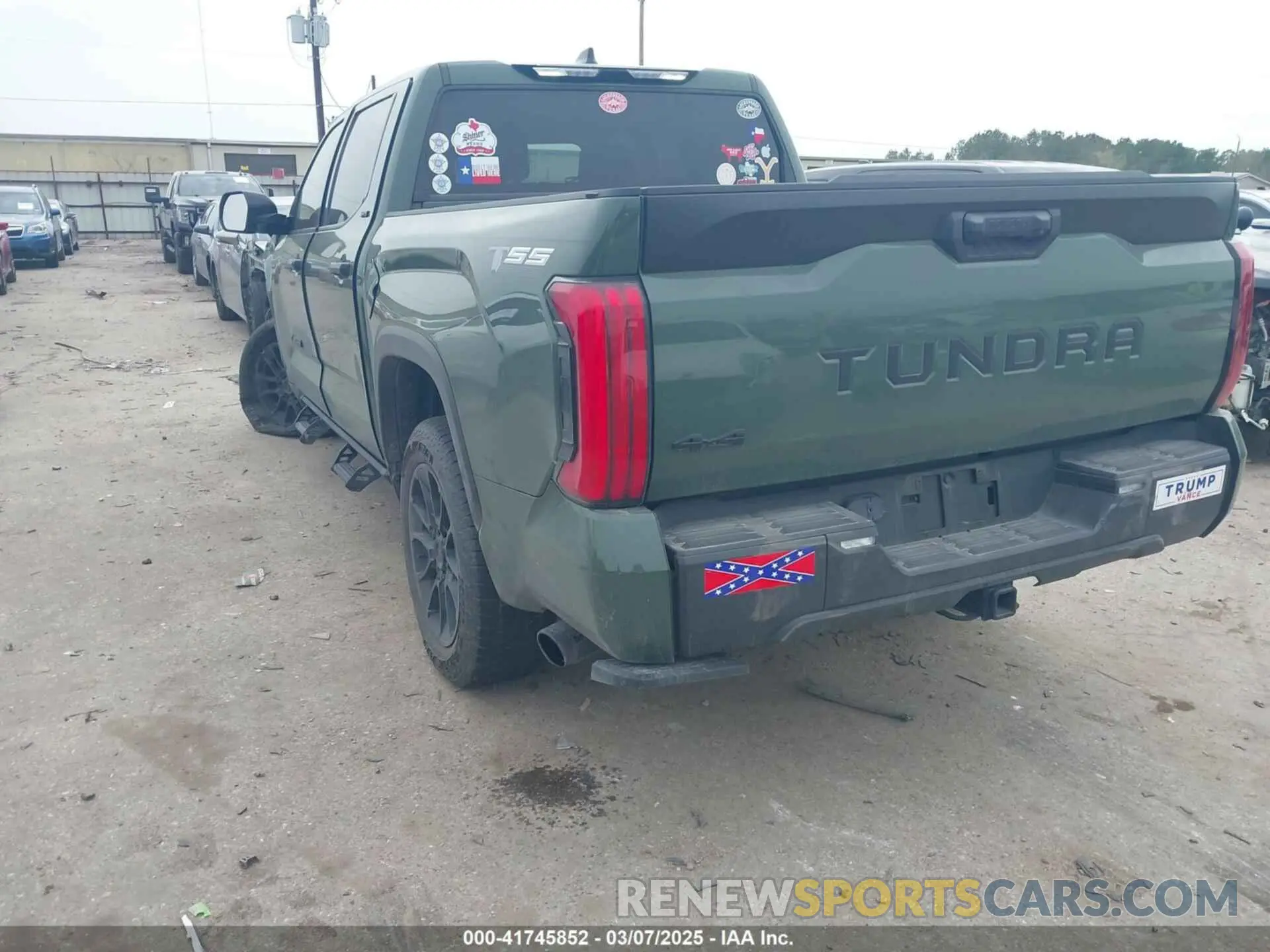 3 fotografías del automóvil dañado 5TFLA5DB9PX077406 TOYOTA TUNDRA 2023