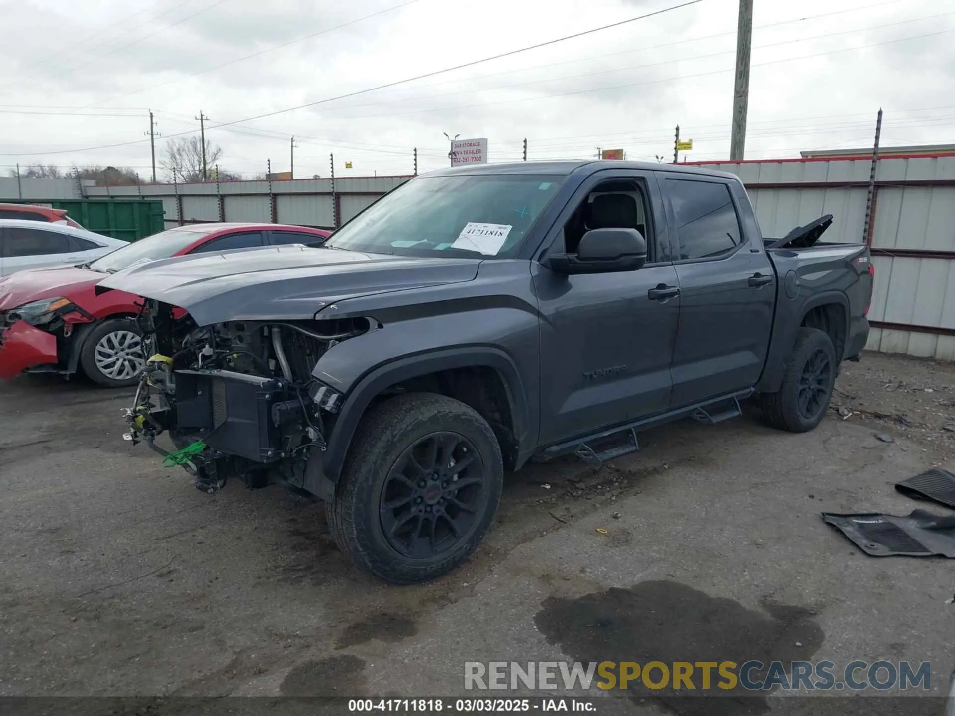2 fotografías del automóvil dañado 5TFLA5DB9PX080225 TOYOTA TUNDRA 2023