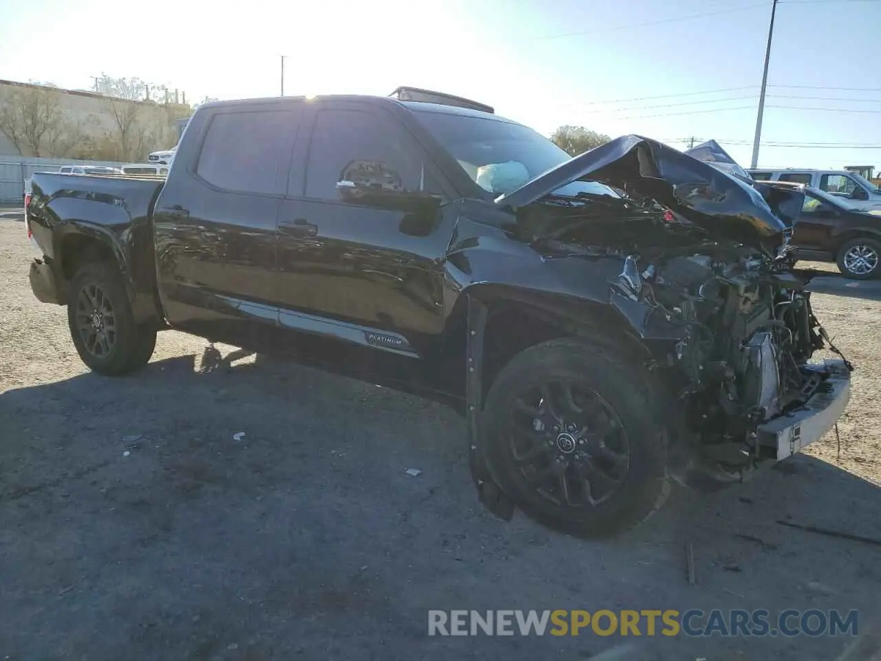 4 fotografías del automóvil dañado 5TFNA5DB3PX084778 TOYOTA TUNDRA 2023