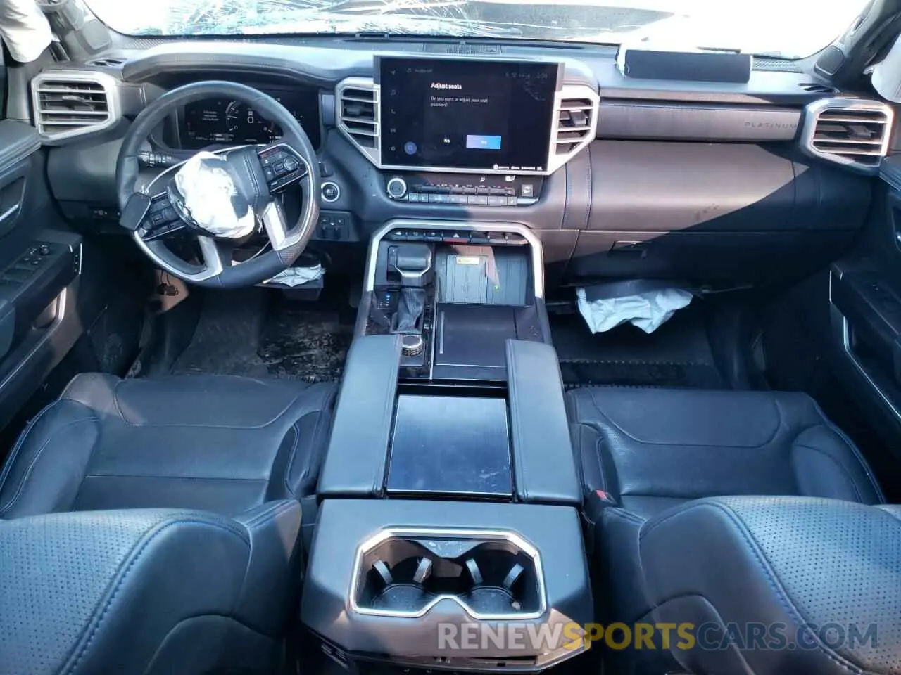 8 fotografías del automóvil dañado 5TFNA5DB3PX084778 TOYOTA TUNDRA 2023