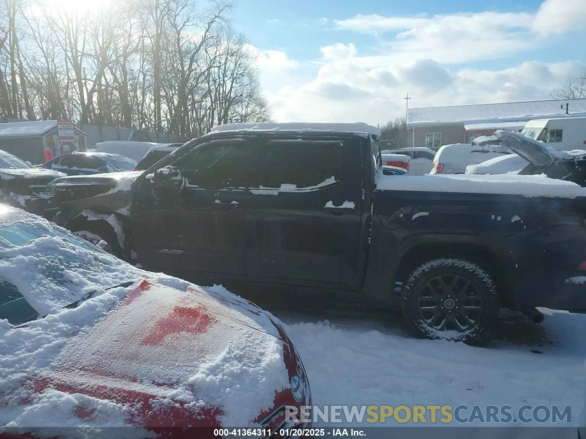 14 fotografías del automóvil dañado 5TFNA5DB4PX064765 TOYOTA TUNDRA 2023