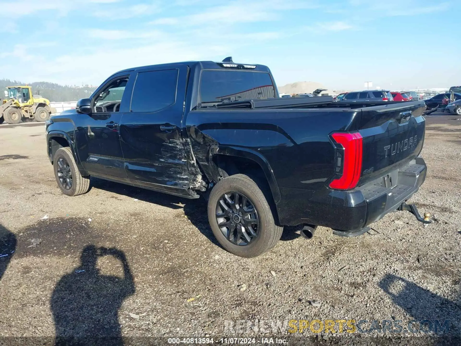3 fotografías del automóvil dañado 5TFNA5DBXPX117873 TOYOTA TUNDRA 2023
