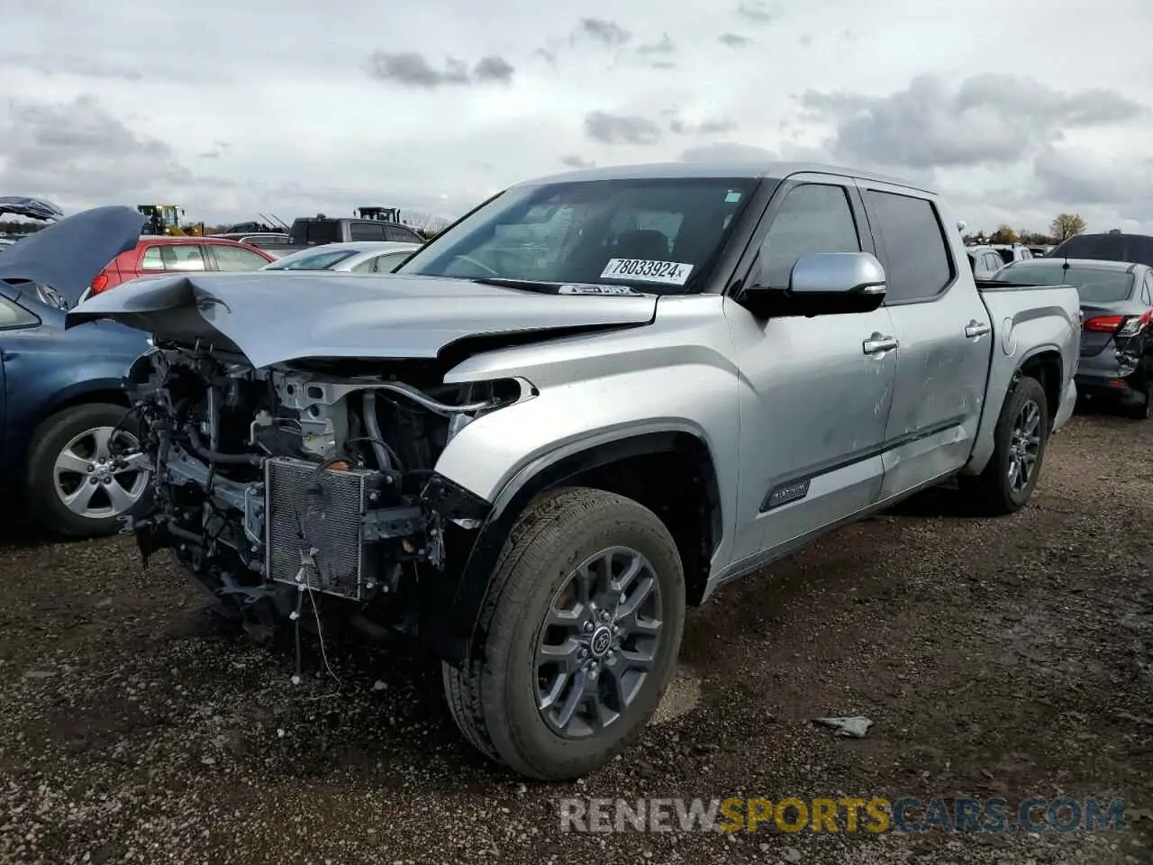 1 fotografías del automóvil dañado 5TFNC5DB6PX019272 TOYOTA TUNDRA 2023