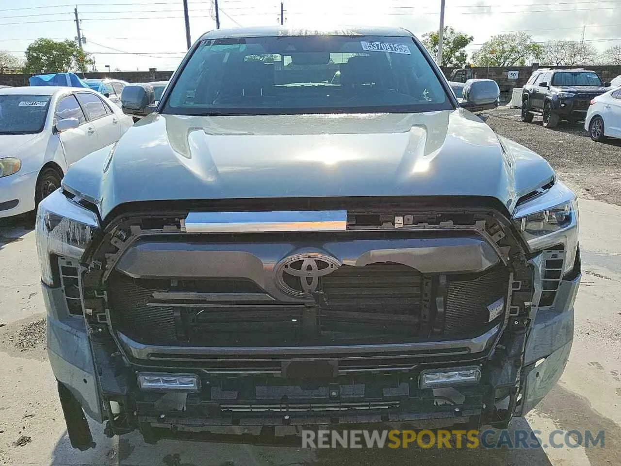 5 fotografías del automóvil dañado 5TFJA5BC0RX003412 TOYOTA TUNDRA 2024