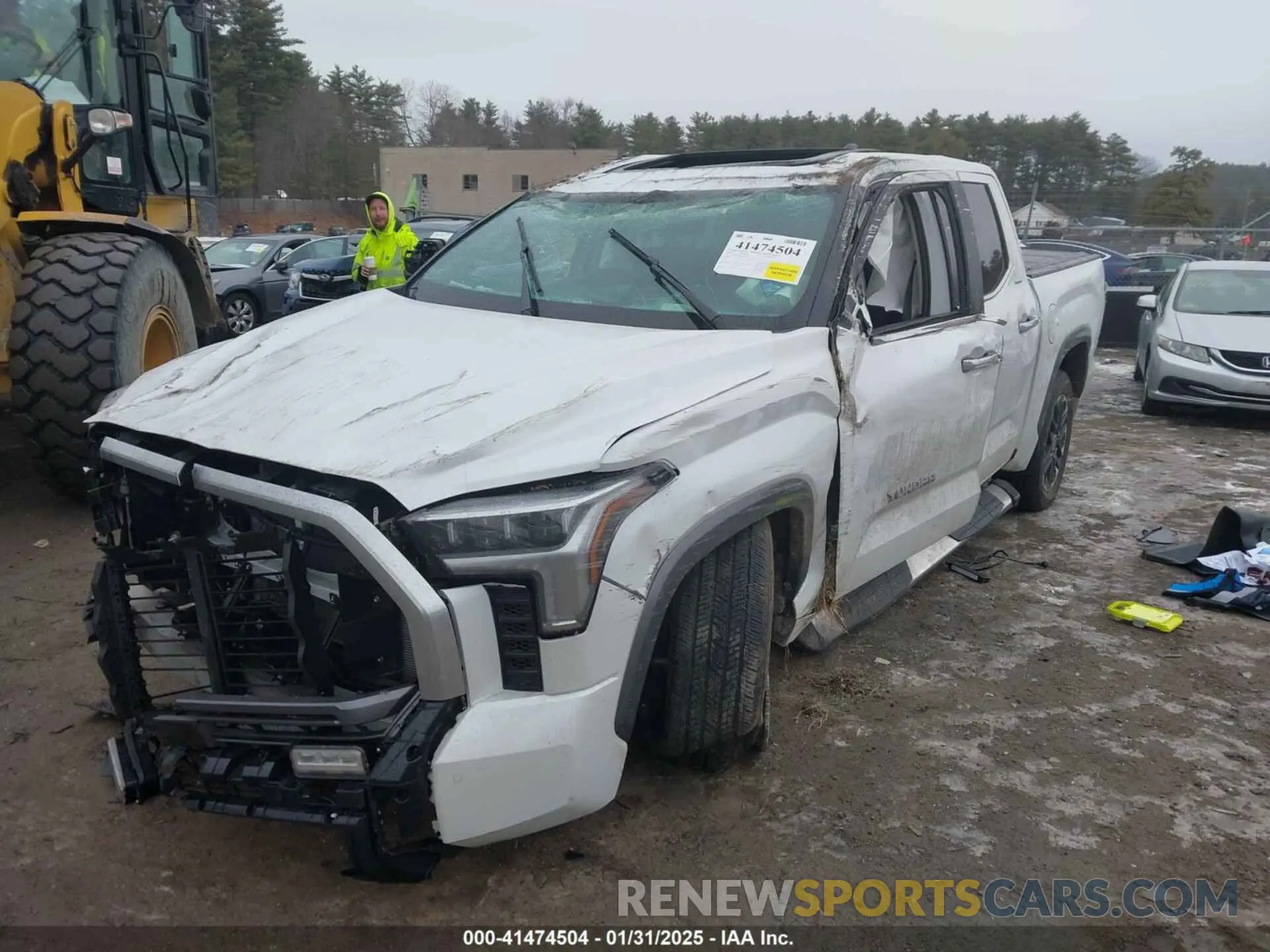 2 fotografías del automóvil dañado 5TFJA5DB5RX212519 TOYOTA TUNDRA 2024