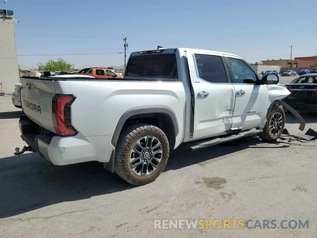 3 fotografías del automóvil dañado 5TFJA5DB7RX214322 TOYOTA TUNDRA 2024