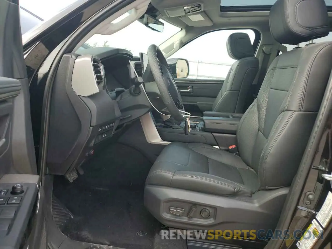 7 fotografías del automóvil dañado 5TFJC5DB5RX059358 TOYOTA TUNDRA 2024