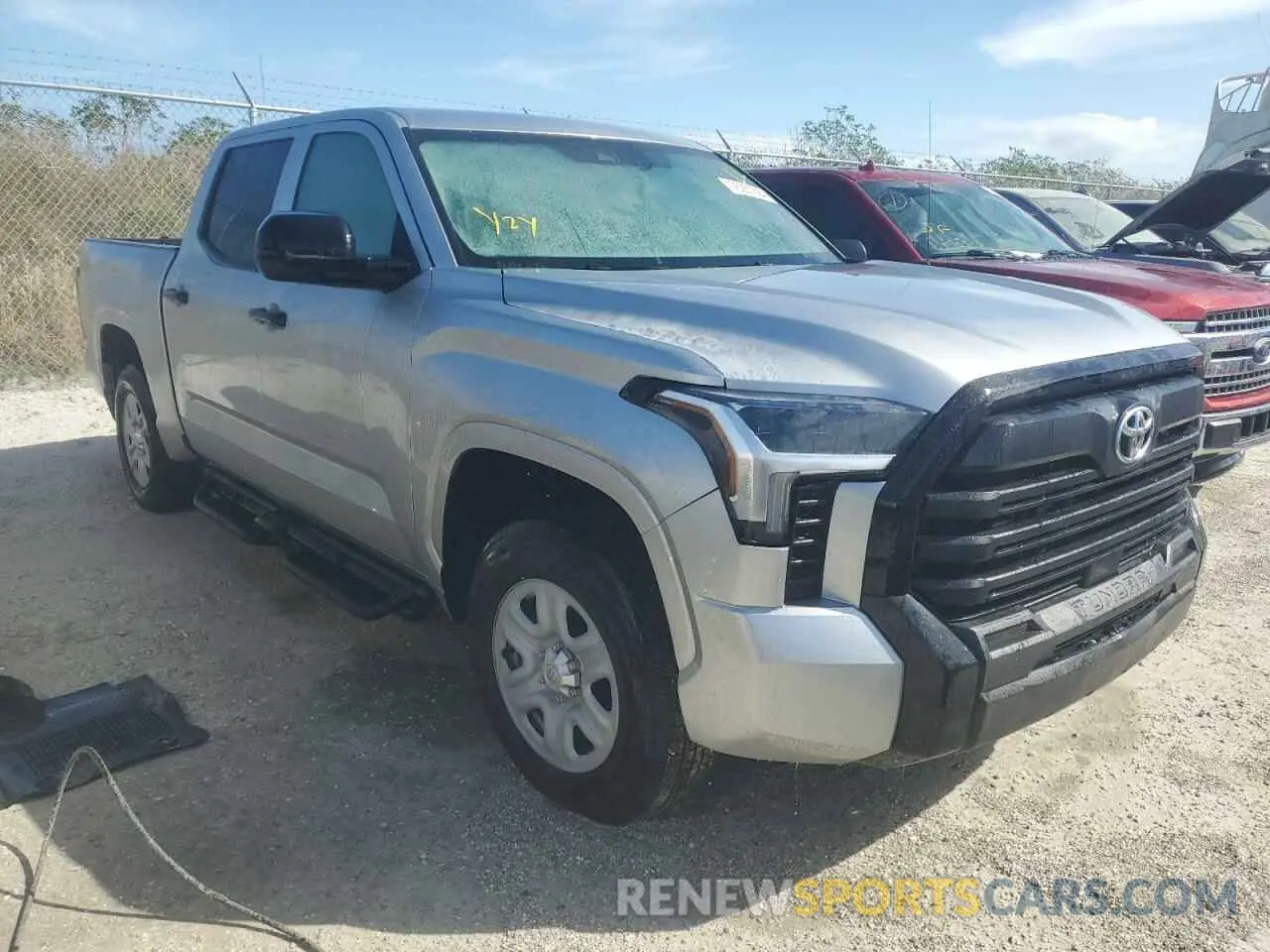 4 fotografías del automóvil dañado 5TFKB5DB3RX182504 TOYOTA TUNDRA 2024