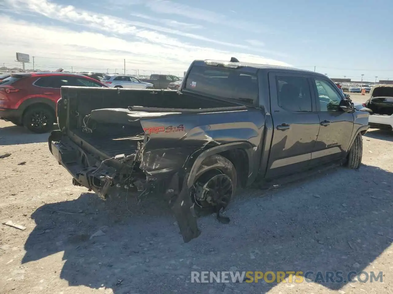 3 fotografías del automóvil dañado 5TFLA5DB3RX188424 TOYOTA TUNDRA 2024