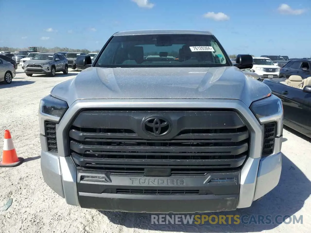 5 fotografías del automóvil dañado 5TFLA5DB3RX193154 TOYOTA TUNDRA 2024