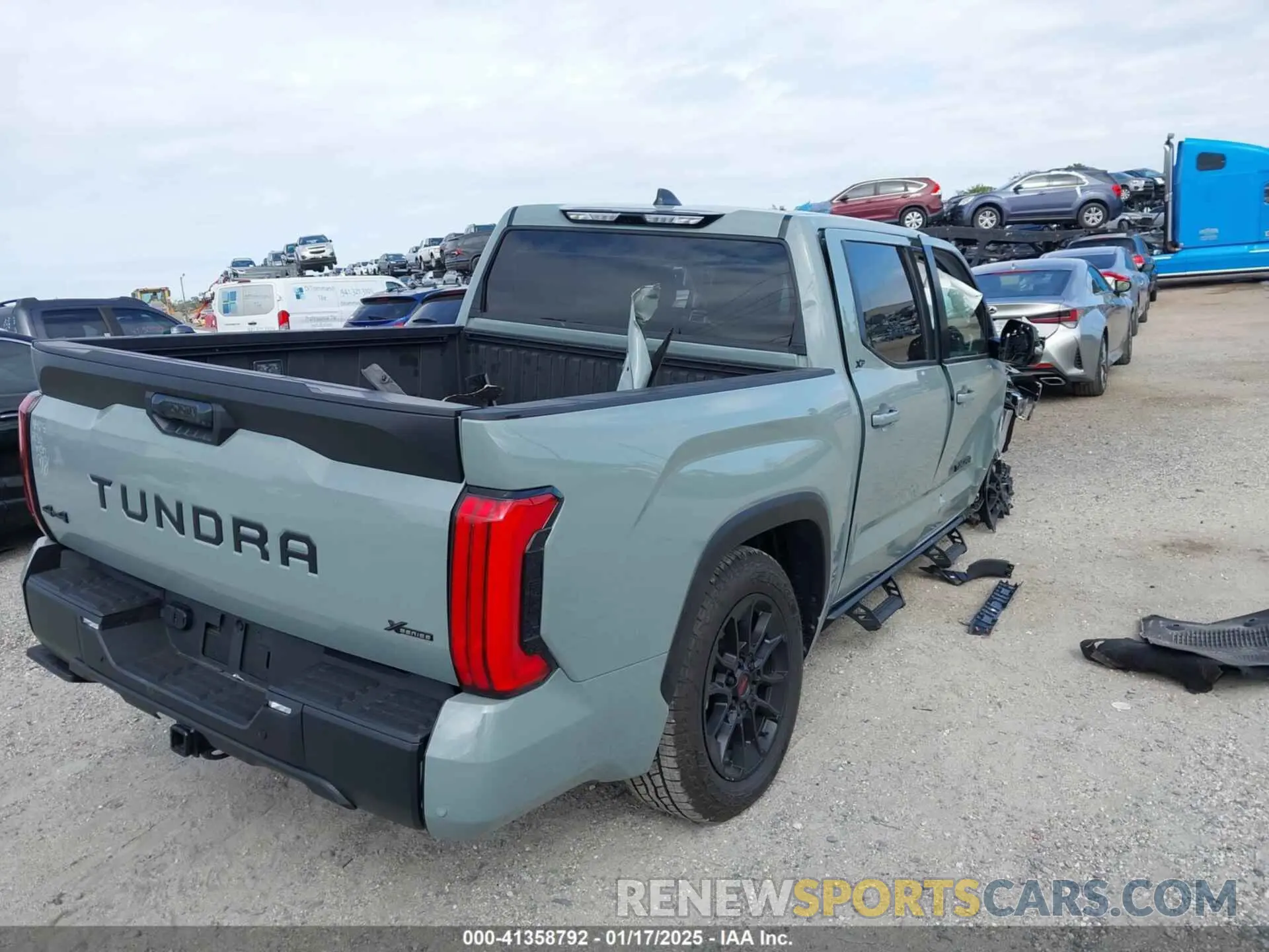 4 fotografías del automóvil dañado 5TFLA5DB8RX210143 TOYOTA TUNDRA 2024