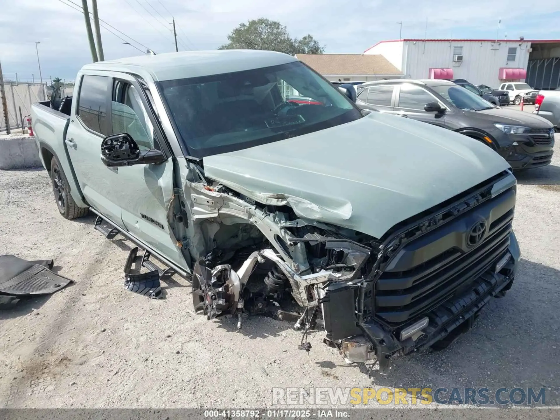 6 fotografías del automóvil dañado 5TFLA5DB8RX210143 TOYOTA TUNDRA 2024