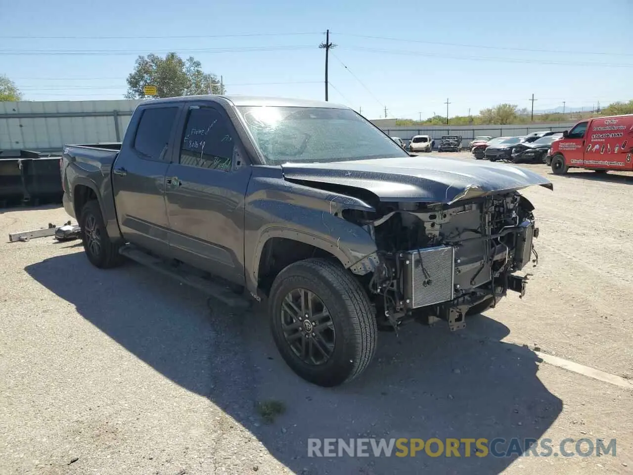 4 fotografías del automóvil dañado 5TFLA5DB9RX202245 TOYOTA TUNDRA 2024
