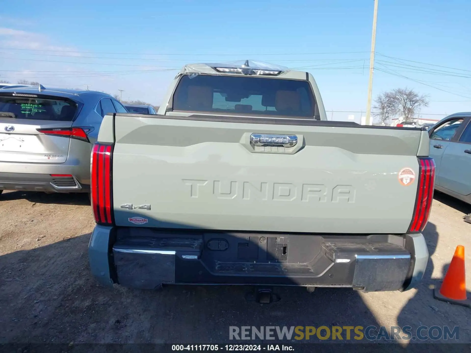 16 fotografías del automóvil dañado 5TFMA5DB1RX217536 TOYOTA TUNDRA 2024