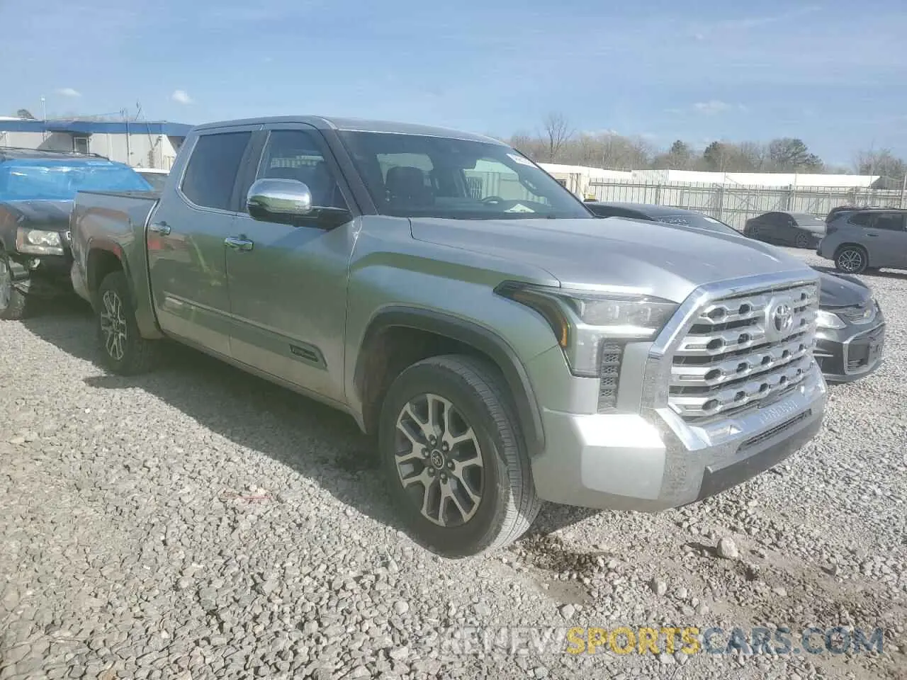 4 fotografías del automóvil dañado 5TFMA5DBXRX167302 TOYOTA TUNDRA 2024