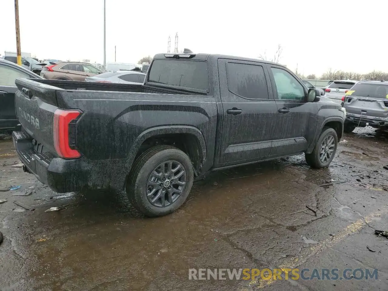 3 fotografías del automóvil dañado 5TFNC5DB3RX074359 TOYOTA TUNDRA 2024