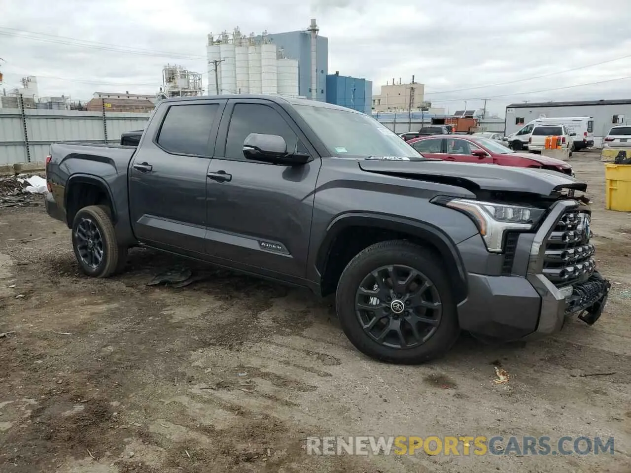 4 fotografías del automóvil dañado 5TFNC5DB9RX056058 TOYOTA TUNDRA 2024