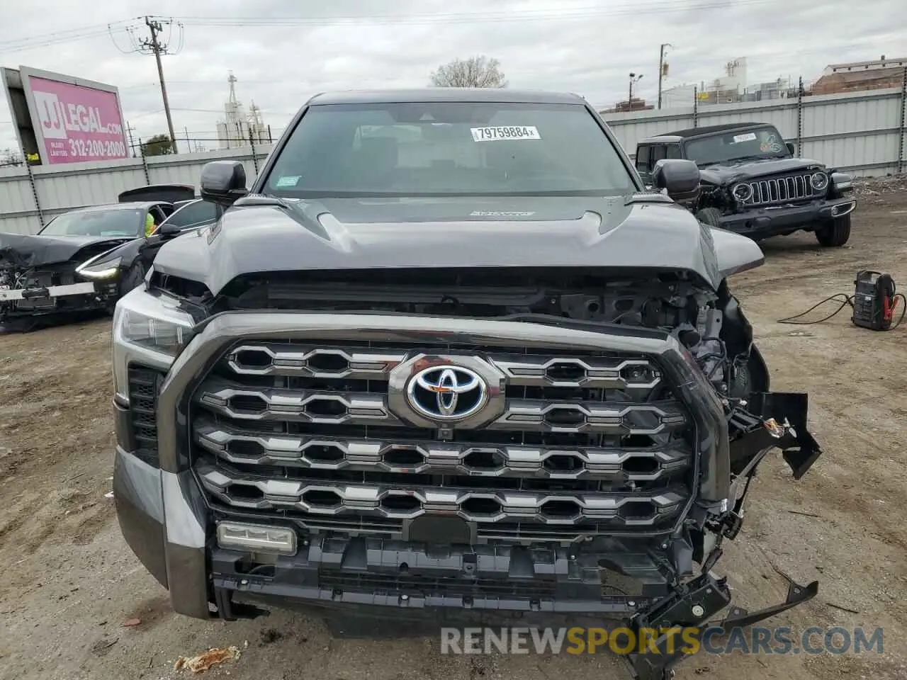 5 fotografías del automóvil dañado 5TFNC5DB9RX056058 TOYOTA TUNDRA 2024