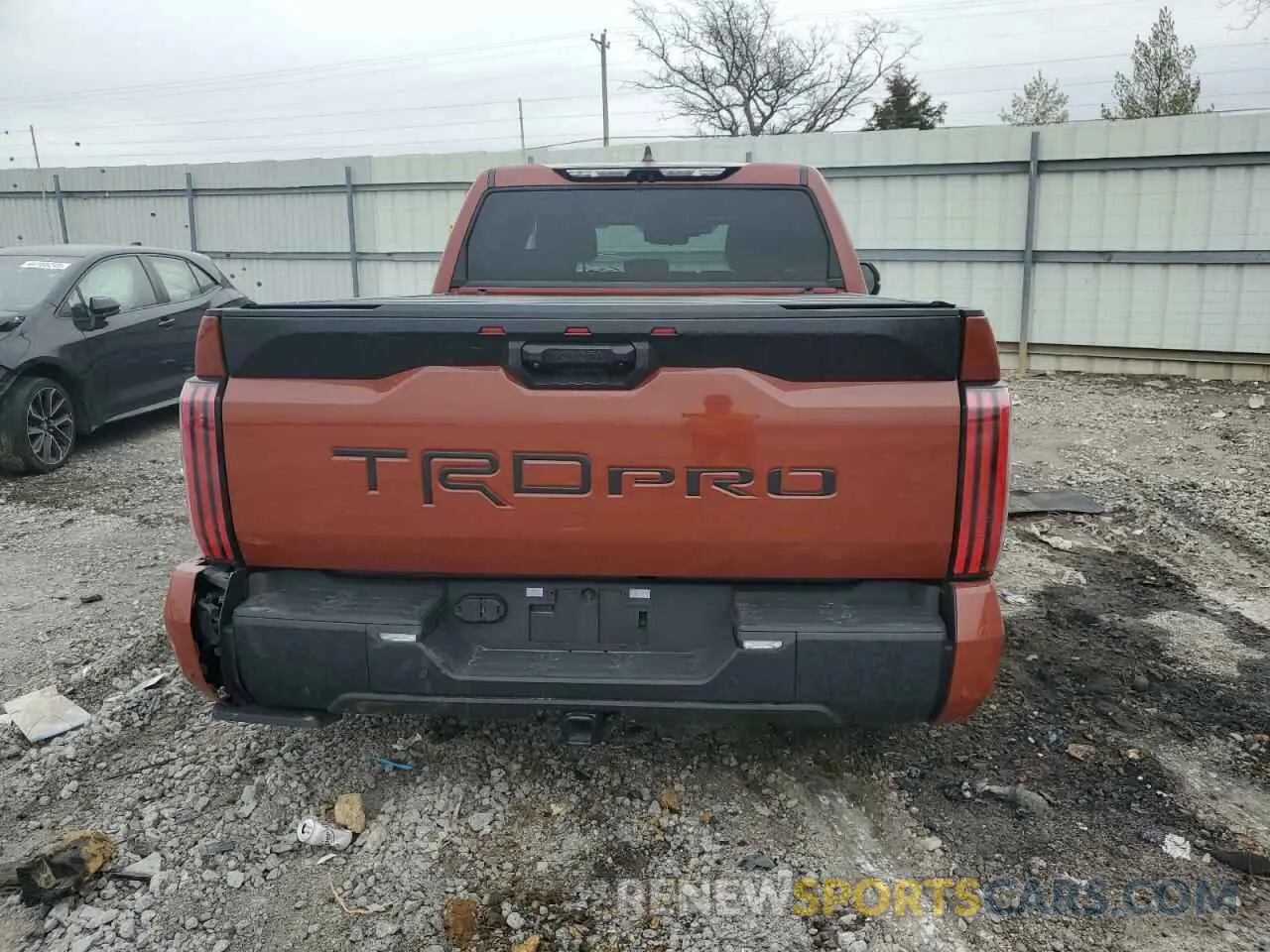 6 fotografías del automóvil dañado 5TFPC5DB6RX076616 TOYOTA TUNDRA 2024