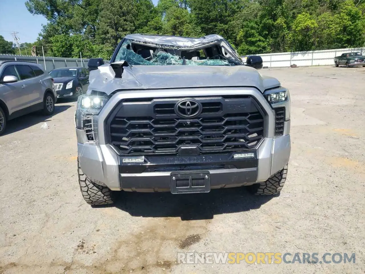 5 fotografías del automóvil dañado 5TFWA5DB3RX146431 TOYOTA TUNDRA 2024