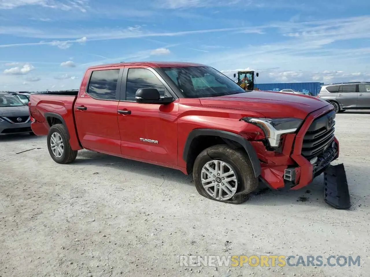 4 fotografías del automóvil dañado 5TFLA5DB7SX239686 TOYOTA TUNDRA 2025