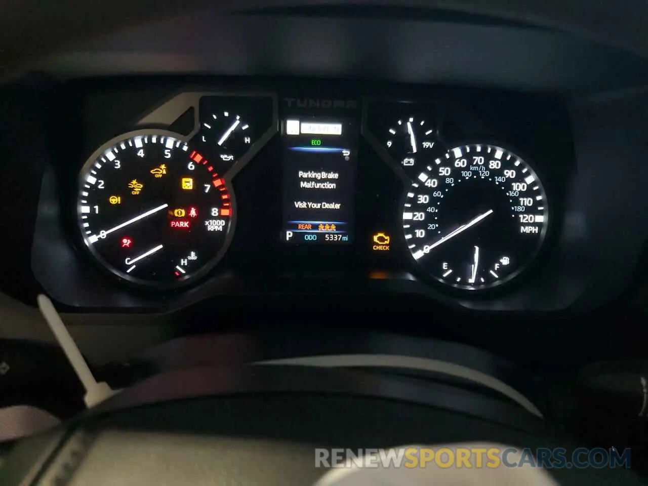 9 fotografías del automóvil dañado 5TFLA5DBXSX240279 TOYOTA TUNDRA 2025