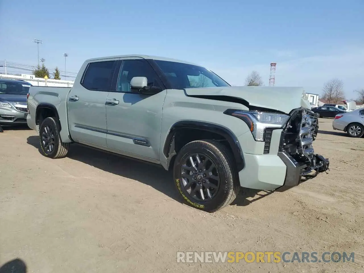 4 fotografías del automóvil dañado 5TFNA5DB9SX250892 TOYOTA TUNDRA 2025