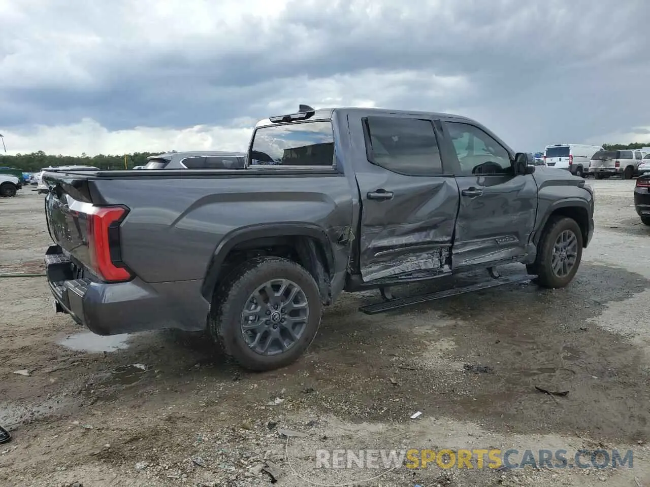 3 fotografías del automóvil dañado 5TFNA5DBXSX279690 TOYOTA TUNDRA 2025