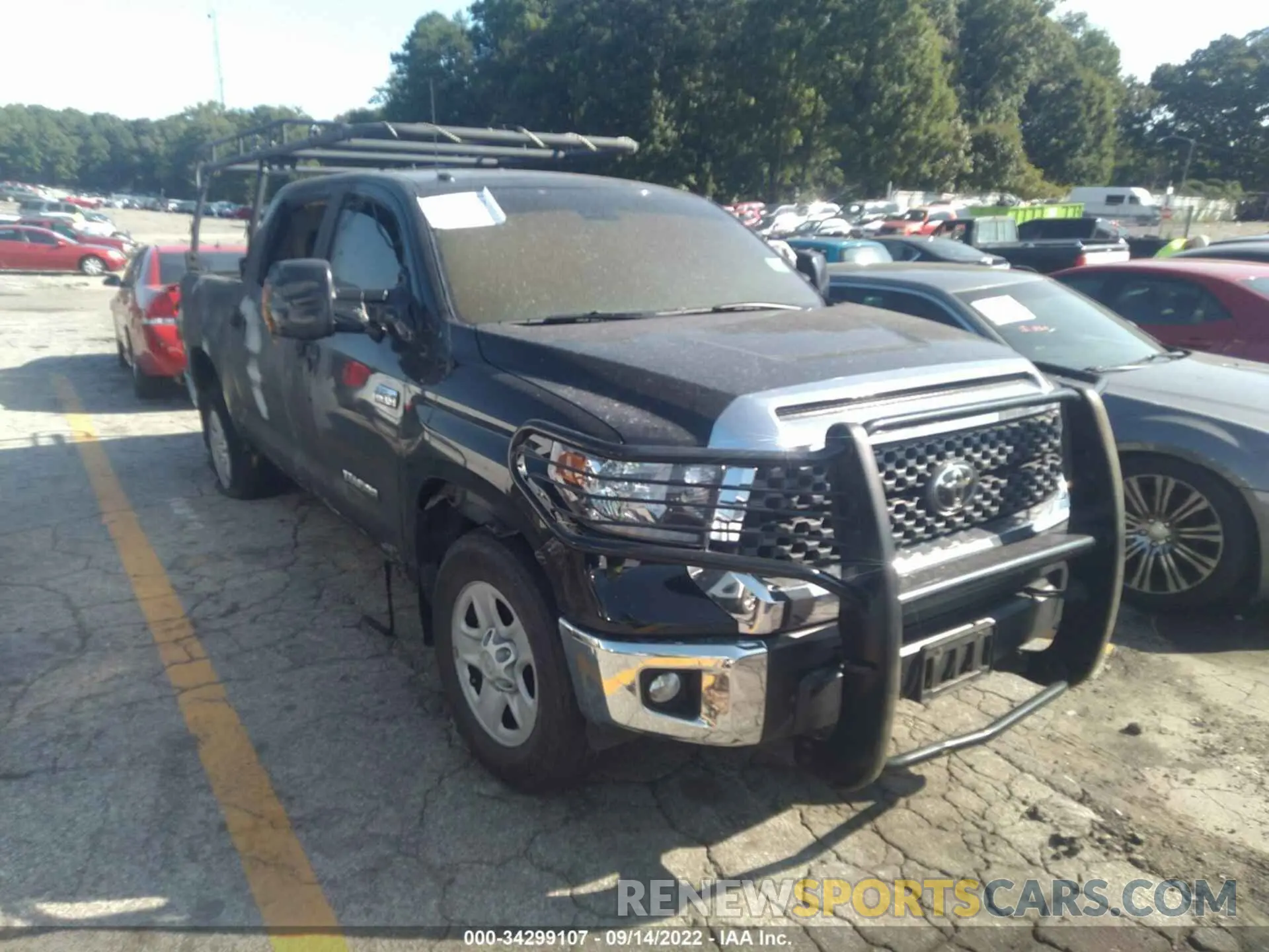 1 fotografías del automóvil dañado 5TFEY5F16KX254043 TOYOTA TUNDRA 2WD 2019