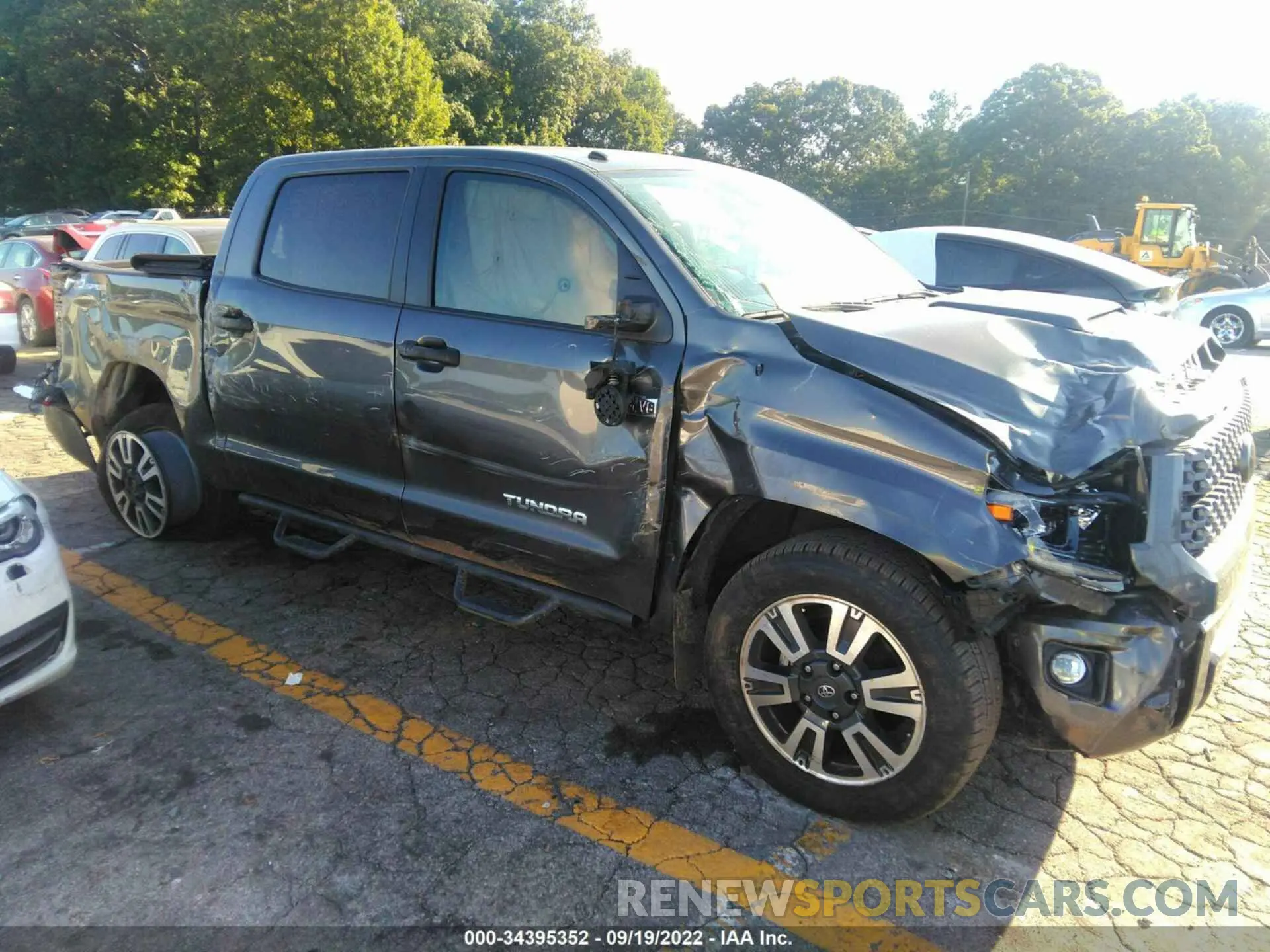 1 fotografías del automóvil dañado 5TFEY5F17KX247747 TOYOTA TUNDRA 2WD 2019