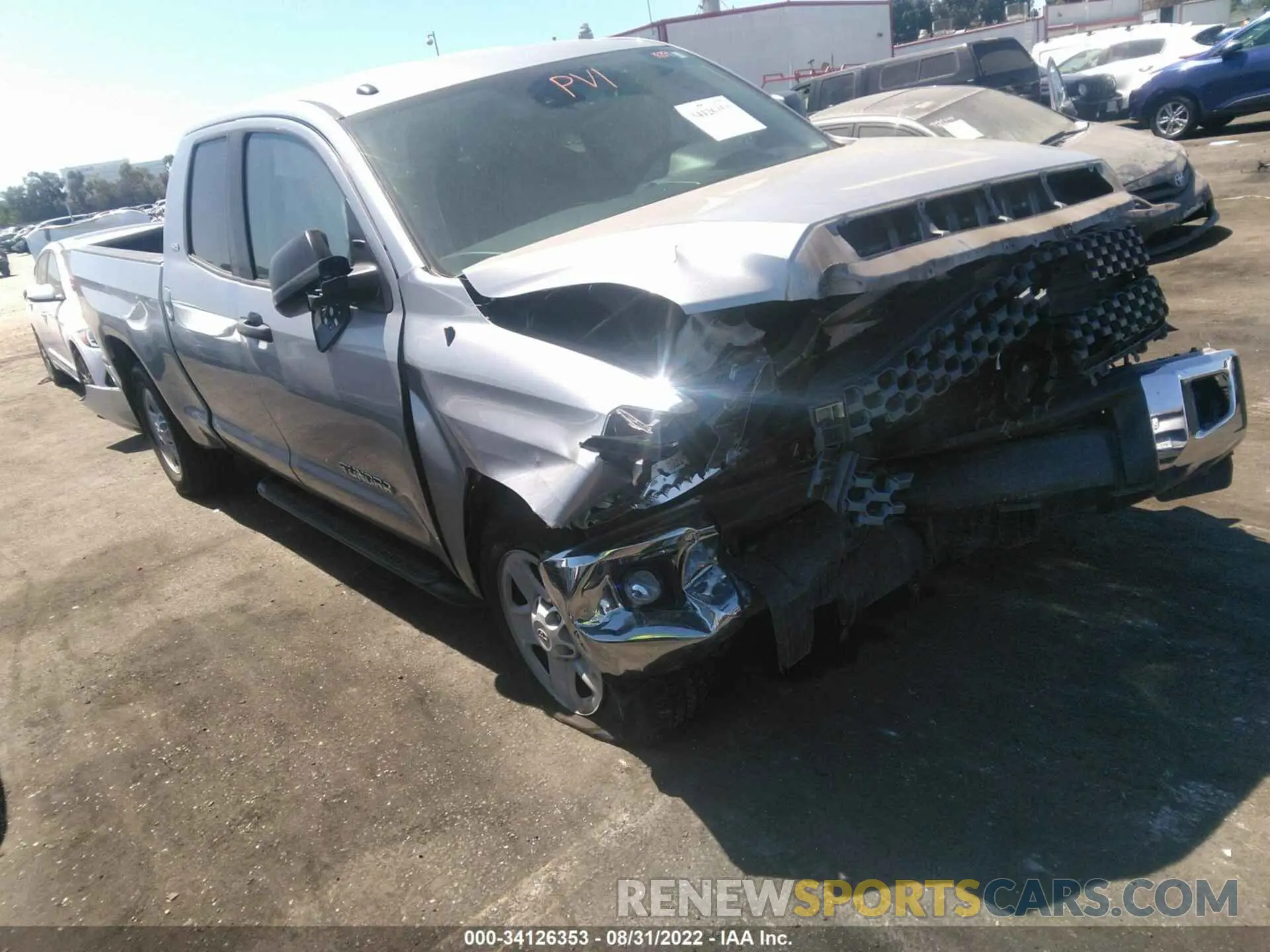 1 fotografías del automóvil dañado 5TFRM5F14KX140958 TOYOTA TUNDRA 2WD 2019