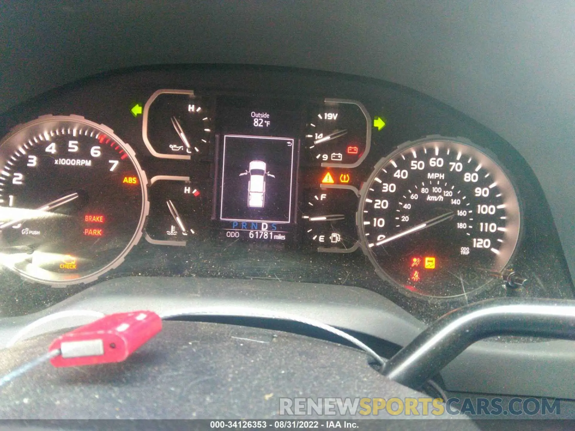 7 fotografías del automóvil dañado 5TFRM5F14KX140958 TOYOTA TUNDRA 2WD 2019