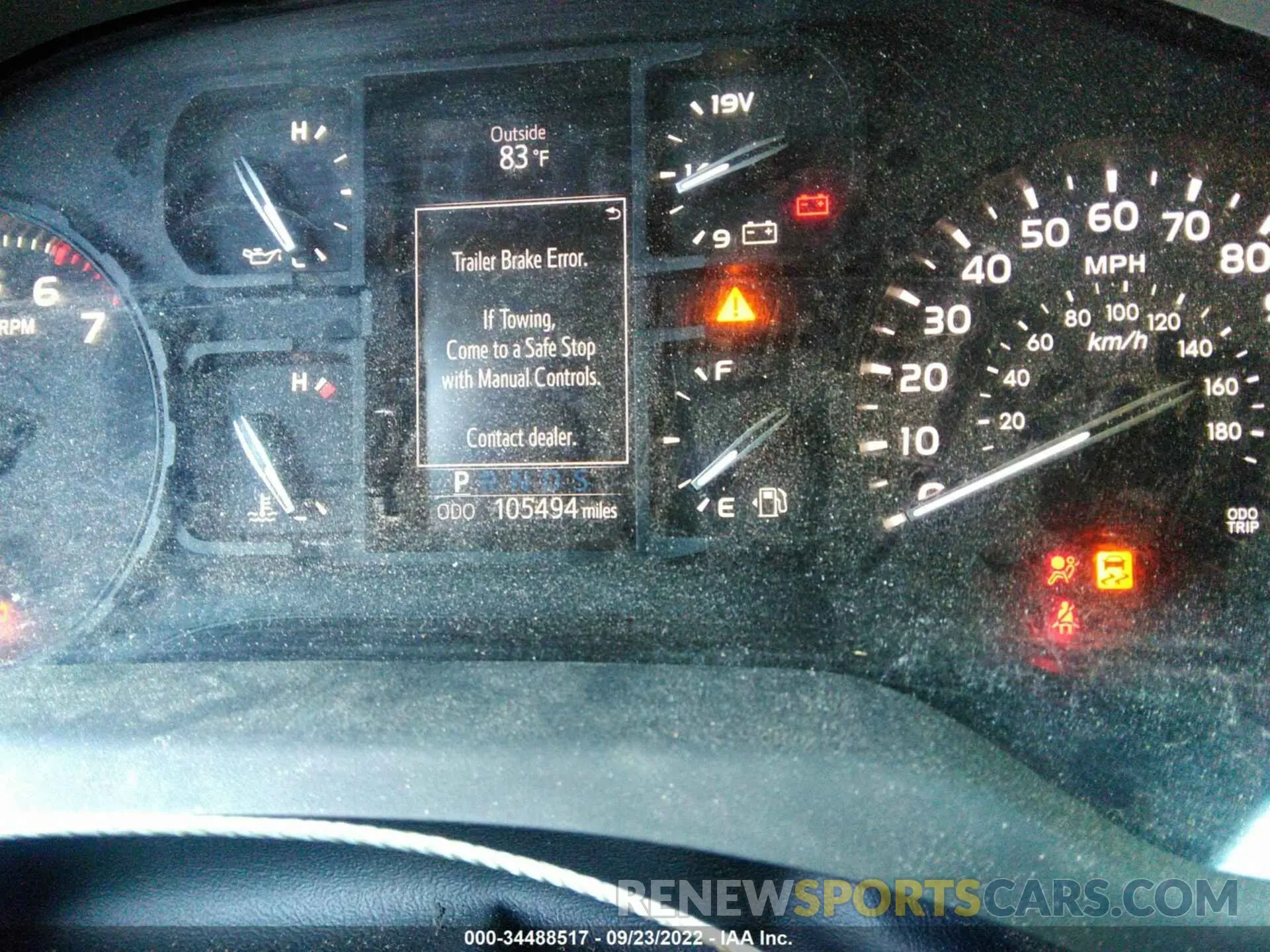 7 fotografías del automóvil dañado 5TFTY5F16KX010674 TOYOTA TUNDRA 2WD 2019
