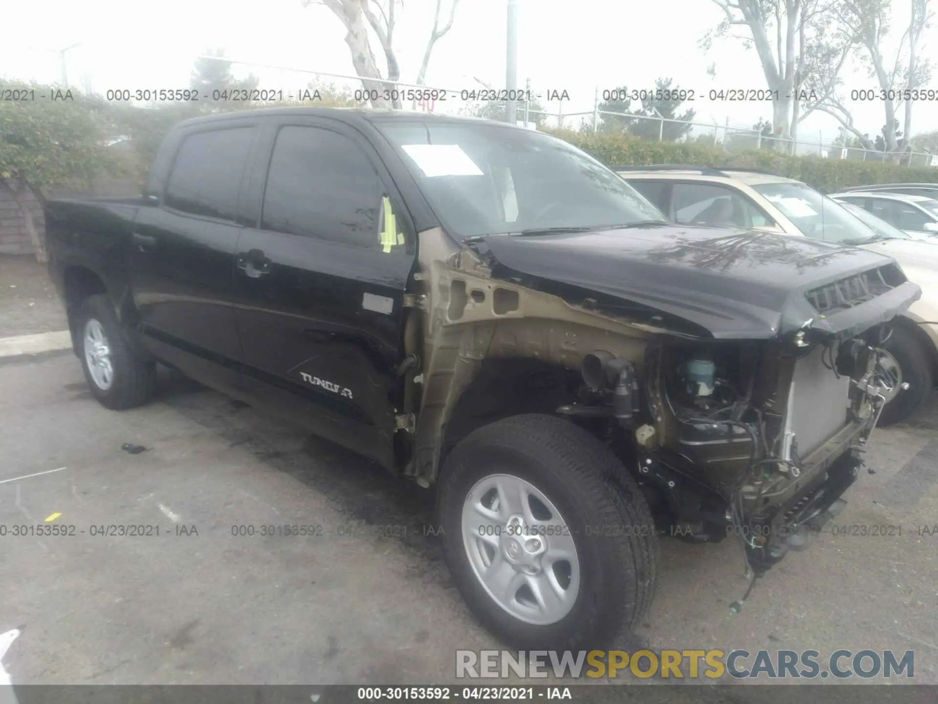 1 fotografías del automóvil dañado 5TFEY5F12LX257569 TOYOTA TUNDRA 2WD 2020