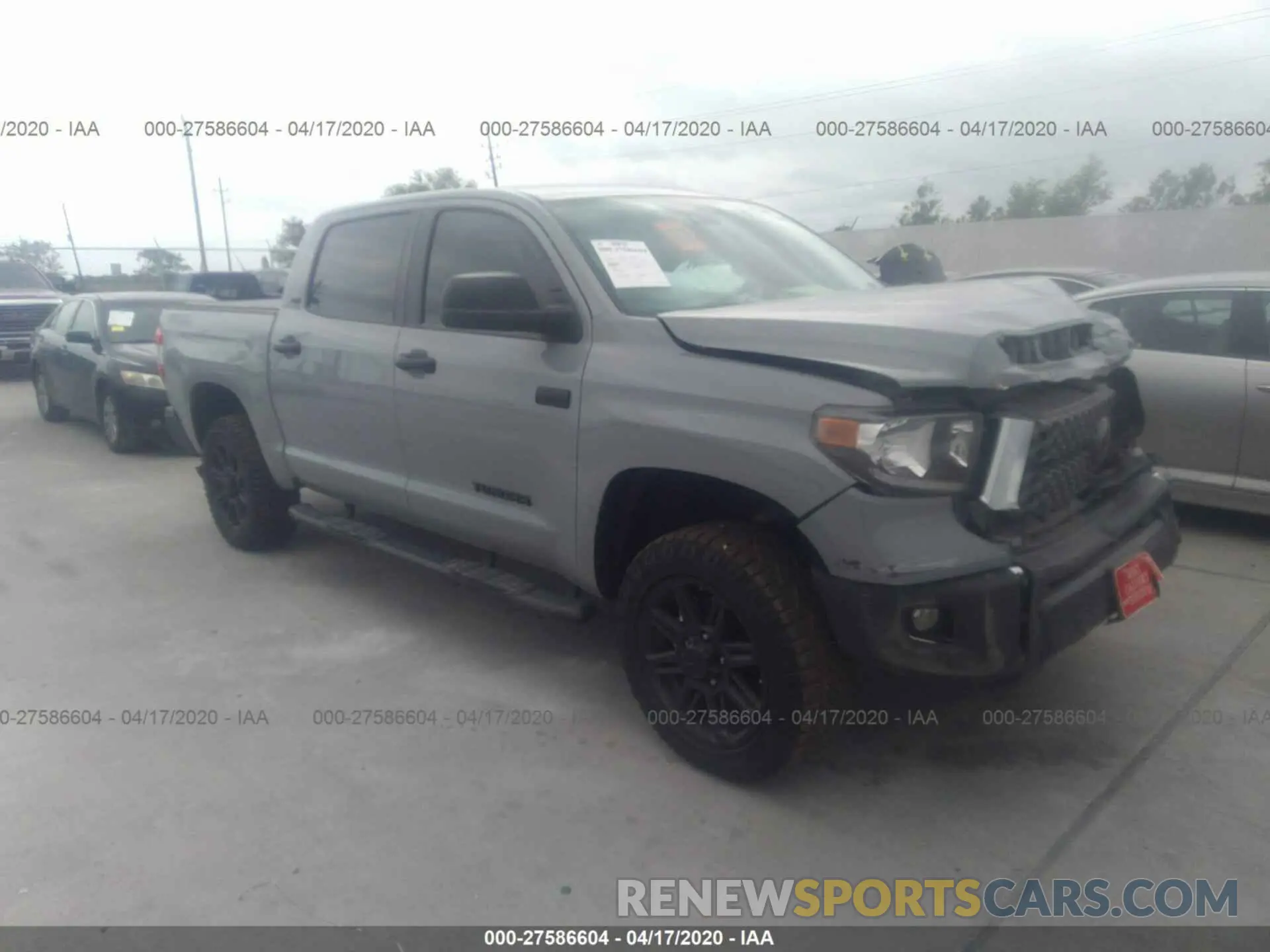 1 fotografías del automóvil dañado 5TFEY5F16LX260653 TOYOTA TUNDRA 2WD 2020