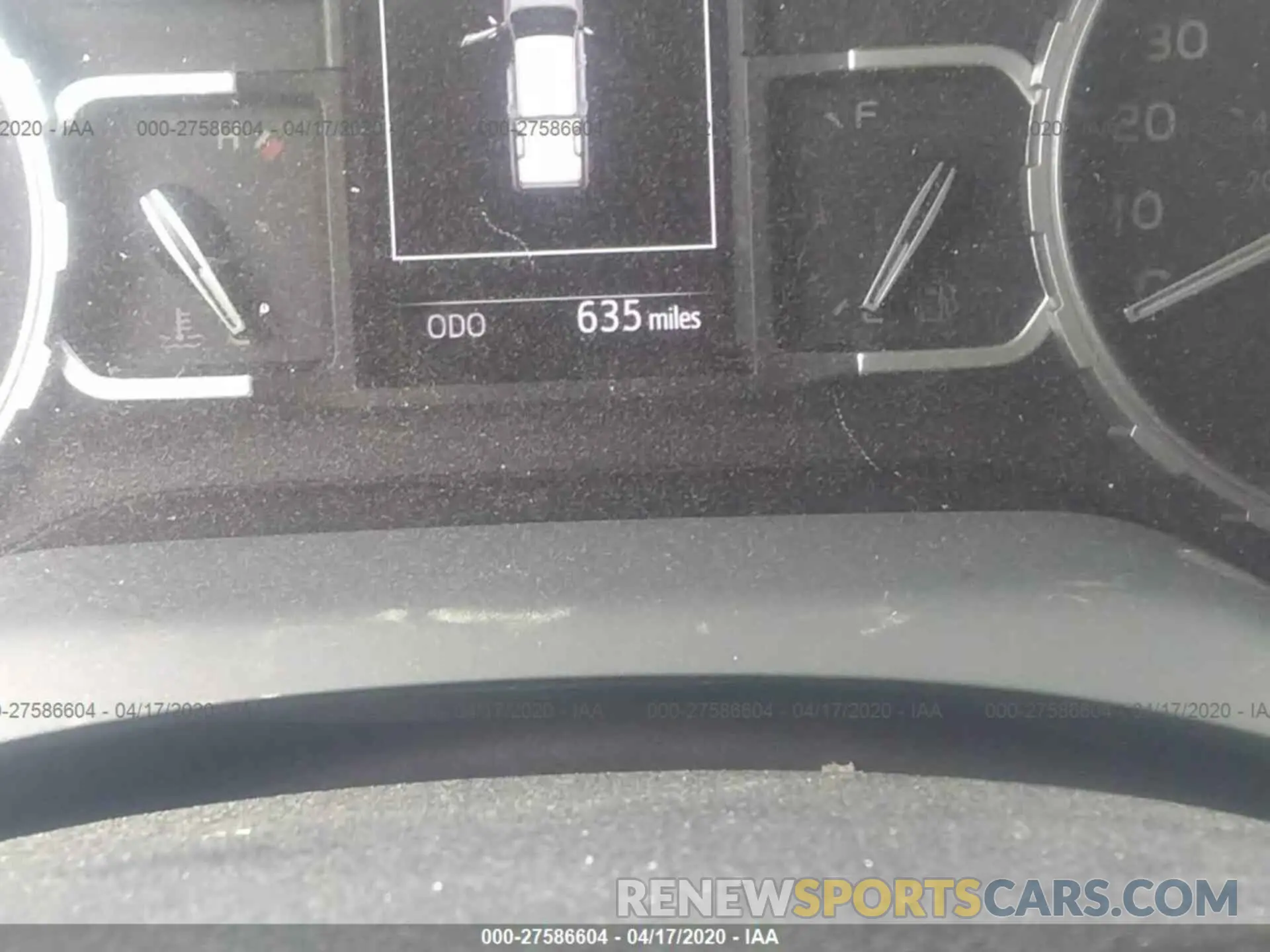 7 fotografías del automóvil dañado 5TFEY5F16LX260653 TOYOTA TUNDRA 2WD 2020