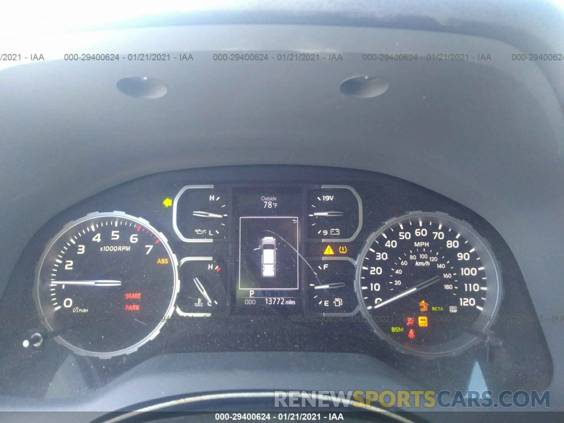 7 fotografías del automóvil dañado 5TFEY5F17LX259933 TOYOTA TUNDRA 2WD 2020