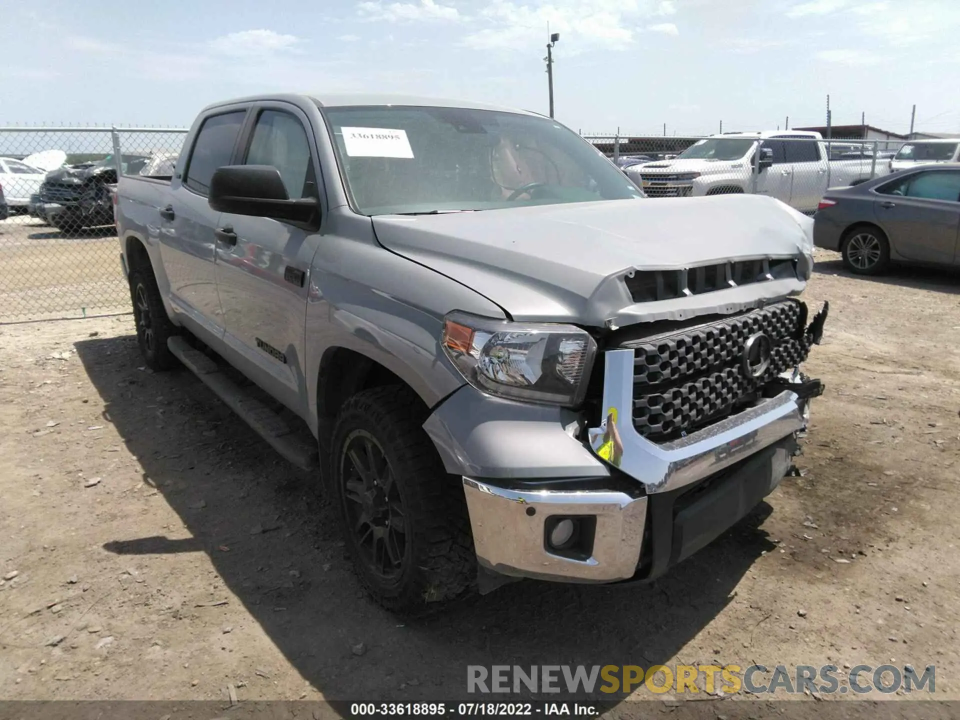 1 fotografías del automóvil dañado 5TFEY5F10MX292225 TOYOTA TUNDRA 2WD 2021