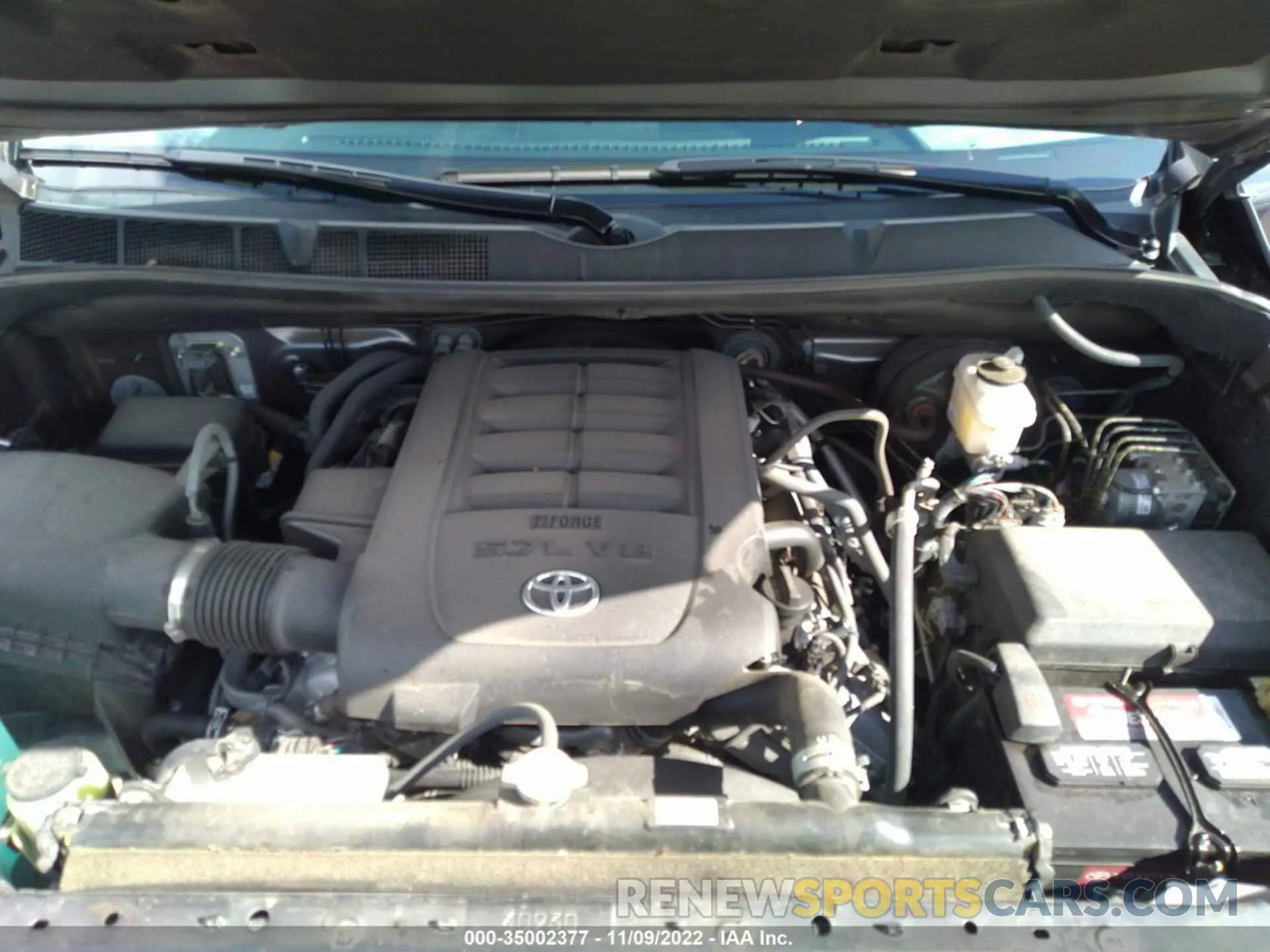 10 fotografías del automóvil dañado 5TFEY5F11MX283470 TOYOTA TUNDRA 2WD 2021