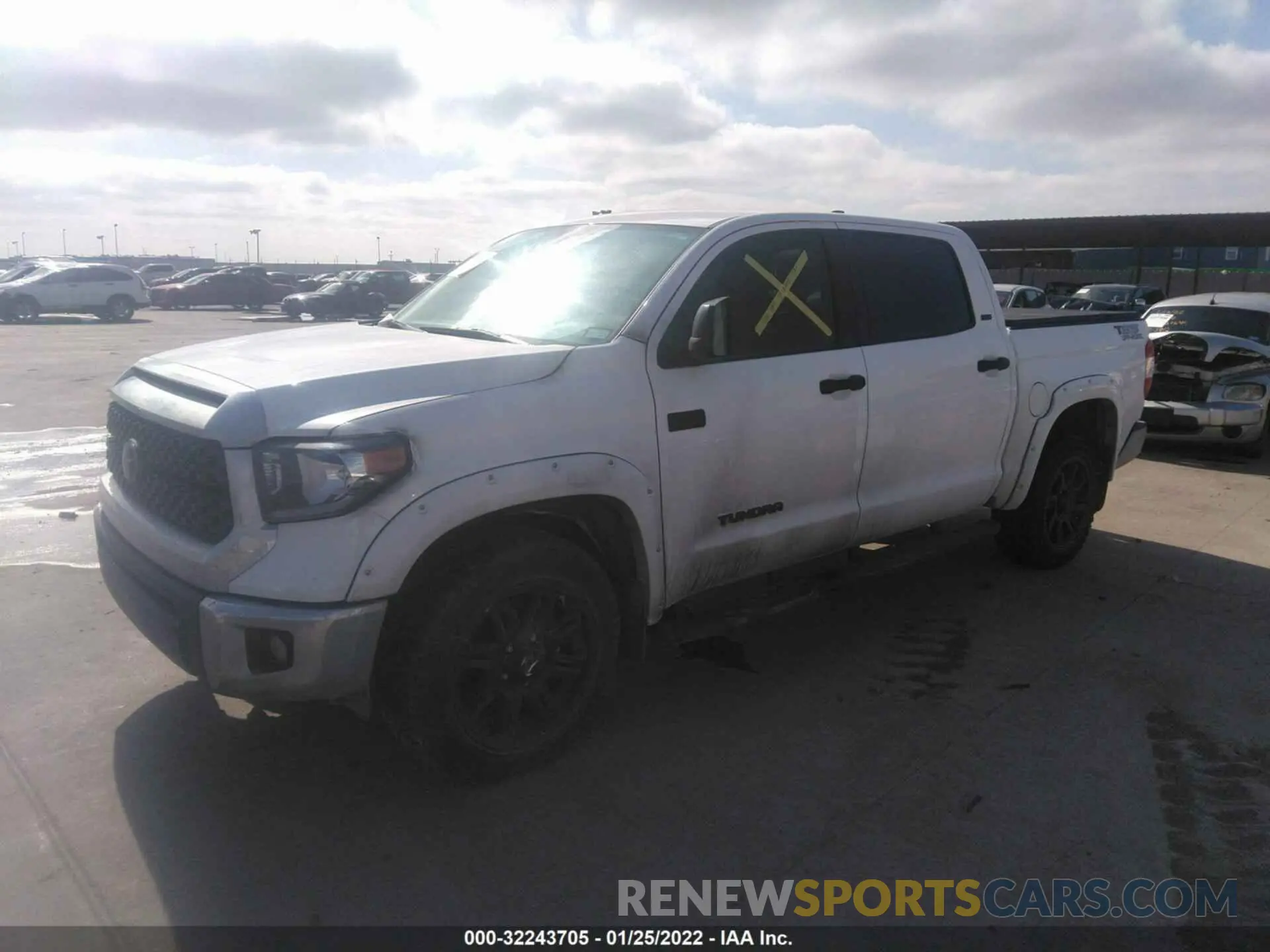 2 fotografías del automóvil dañado 5TFEY5F14MX287402 TOYOTA TUNDRA 2WD 2021