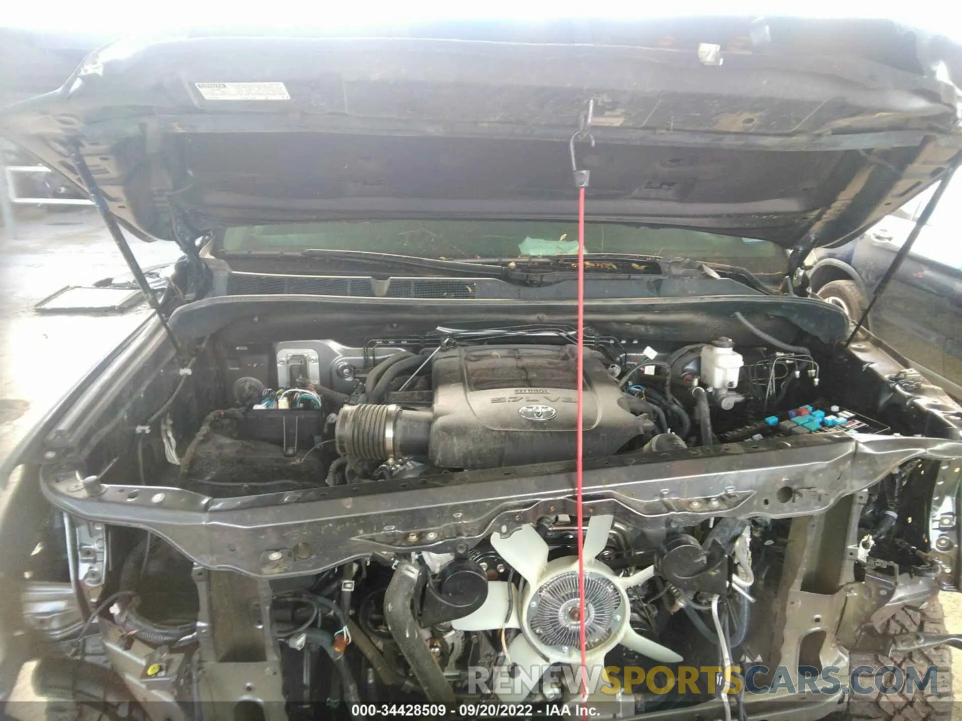 10 fotografías del automóvil dañado 5TFEY5F16MX284131 TOYOTA TUNDRA 2WD 2021
